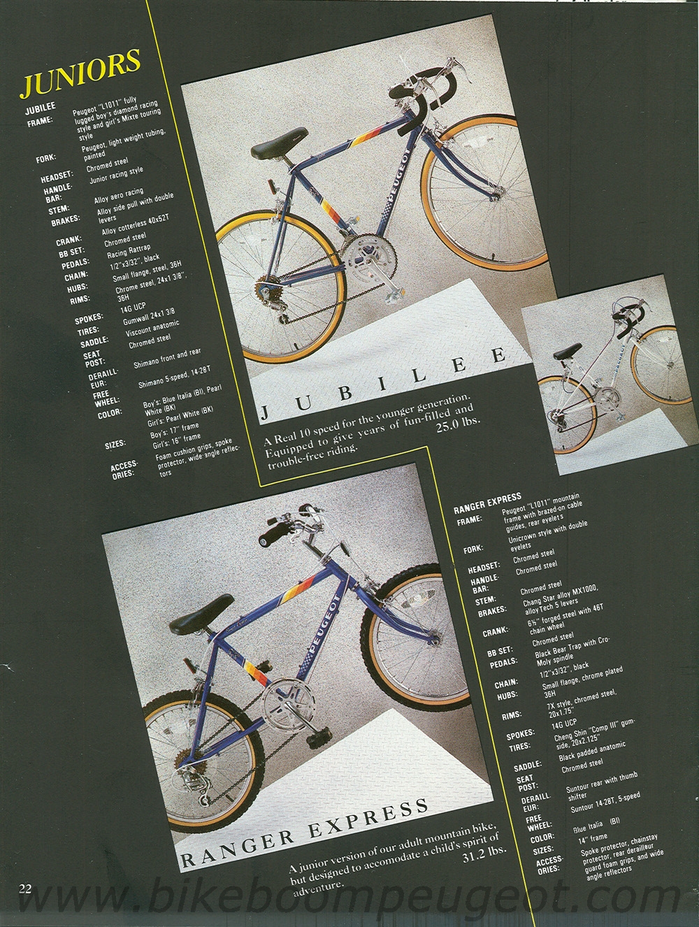 Peugeot 1988 USA Brochure